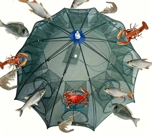 Foldable fishing shrimp - foldable, trap