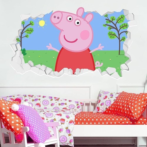 Peppa pig wall sticker - wall,