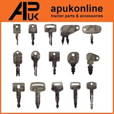 15x Key Master Set for Caterpillar Hyundai Doosan Hitachi Excavator Digger Plant