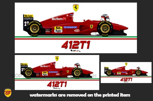 Ferrari 412t1 jean alesi f1 - ferrari,