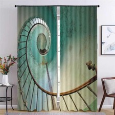 Lampshade Staircase 3D Curtain