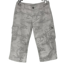 Just Jeans Capri Size 10 Y2K Vintage Camo Cargo Pants Low Rise Grunge Streetwear