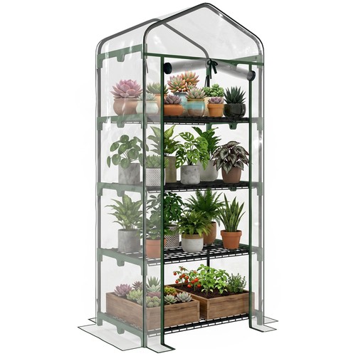 Outsunny portable tier mini - outsunny, 4-tier