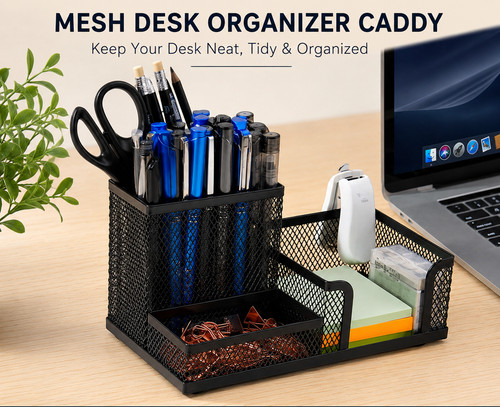 Mesh desk organizer pen - mesh,