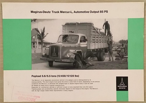 Magirus deutz mercur truck - magirus, l