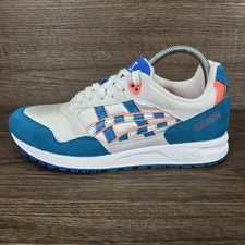 ASICS Gel-Saga Teal Blue White Running Shoe Trainers Size UK 6 EU 40
