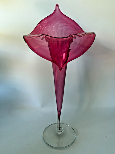 Antique hand blown cranberry