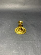 Vintage style brass candle - brass,