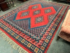 Large vintage Moroccan Berber woollen Rug