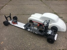  RC Banger Racing built car Extra Extra Long XXL wheelbase Kamtec 1:12