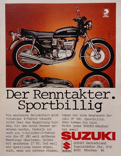 Suzuki 380 original - gt,