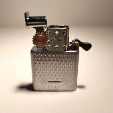 Zorro Silver Steel Lighter Insert with Wick Cover & Metal Base