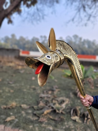 Brass carnyx tingtinac - brass, of