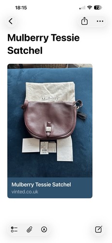 Mulberry tessie satchel bag - satchel,