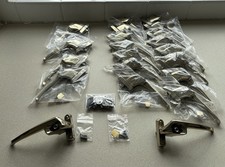 Window Handles Brass (x21) 10mm Spindle, 43mm Centre