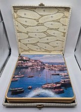 Set of 6 Vintage WIN EL WARE placemats/coasters Devon -  - West Country 