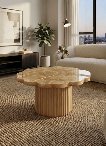 Honey onyx coffee - table, |