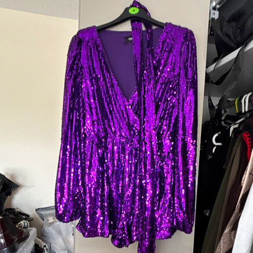 Cider purple sequin neck - cider,