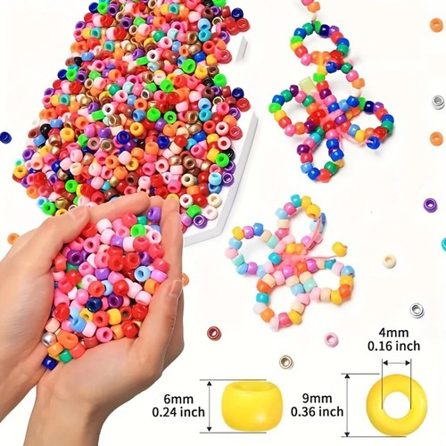 600 pony beads - pony, acrylic