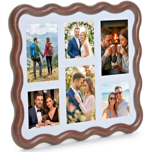 Multi aperture photo frame - 6, multi-aperture