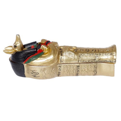 Gold egyptian anubis - gold,