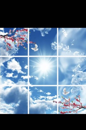 9x40w sky cloud pattern led - sky,