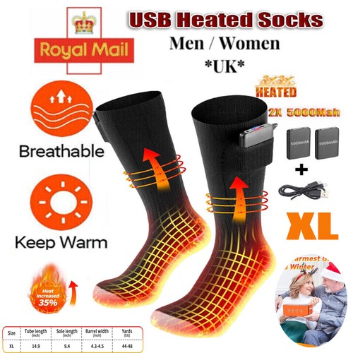Electric heated socks - electric,