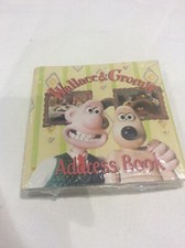Wallace & Gromit address book - vintage mini hardback Aardman - NEW SEALED