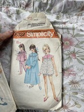 Vintage sewing patterns children 60's 70's you choose from list old toddler 10yr