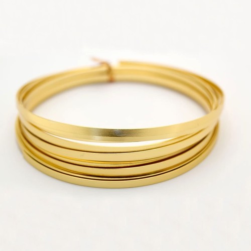 Aluminium florist wire - aluminium, (flat)
