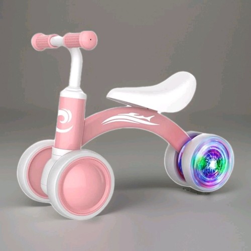 Pink balance bike for toddlers - balance,