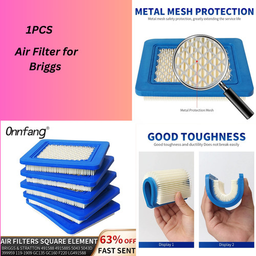 Air filters for - filters, briggs