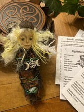 Spirit Doll  Witch in a bag with spells .Altar healing  doll  Witch Wiccan Pagan