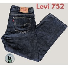 Levi 752, Navy, Waist 34 - Great Condition - Length 27.5 - Mens