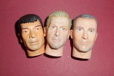1/6th scale Dragon Figure Heads x 3 including Roger for 12" action figures