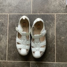 Womens Earth Spirit Size Uk 3 White Sandals Vgc Summer Shoes
