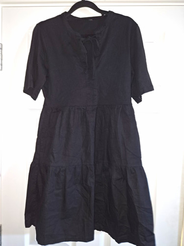 Threadbare black smock dress - smock,