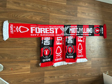 NOTTINGHAM FOREST V MIDTJYLLAND 02/10/2025 limited edition European match scarf