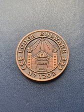Lodge Bulwark 1202  Scottish Masonic Token Coin Penny
