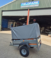 Erde 143 Camping Light utility luggage trailer with 60cm High Cover & Frame