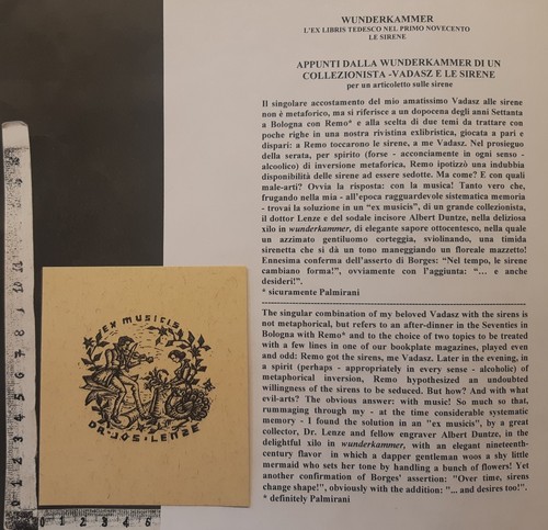 Wunderkammer exlibris - 97, "