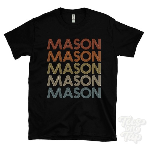 Mason repeated retro style - repeated,