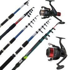 Telescopic holiday fishing rod - telescopic,