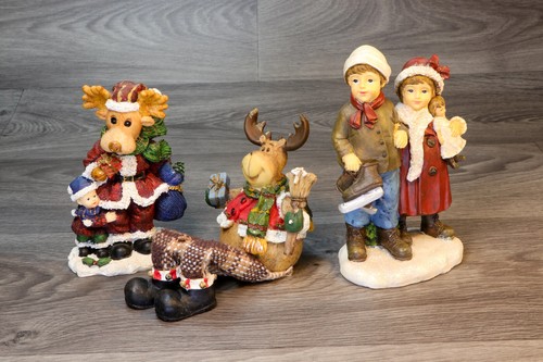Vintage christmas figurines - vintage,