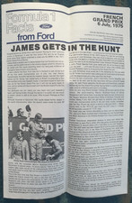 FORMULA 1 FACTS FORD FRENCH