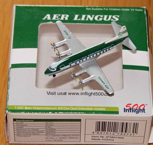 Rare herpa aer - rare, vickers