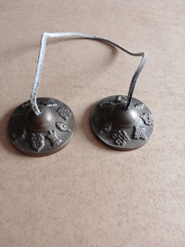 Tibetan tingsha cymbals - tingsha,
