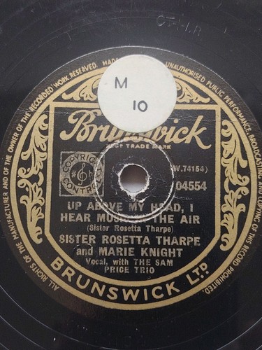 Sister rosetta tharpe above - sister, up