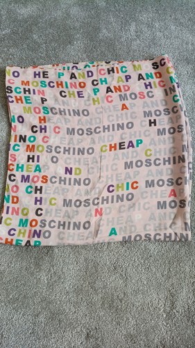 Moschino silk square scarf - silk,