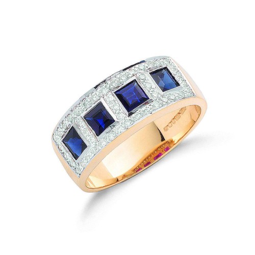 9ct yellow gold 22ctw - 9ct, 0.22ctw
